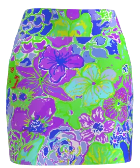 AB SPORT Women's Floral Print Golf Skirt BSKG01-CAYG2L