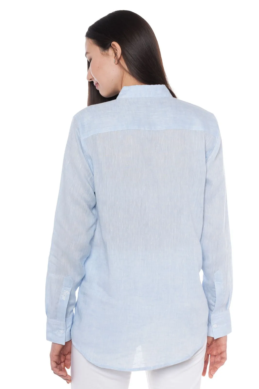 Aloe | Women's Long Sleeve Linen Shirt