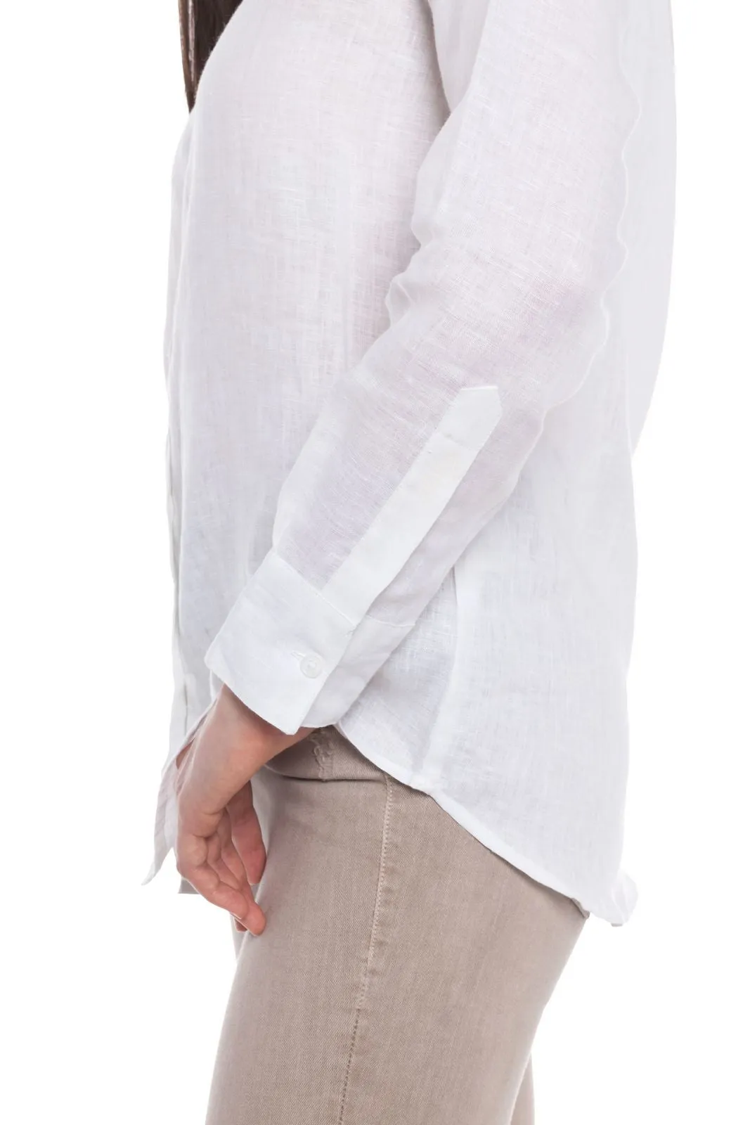 Aloe | Women's Long Sleeve Linen Shirt