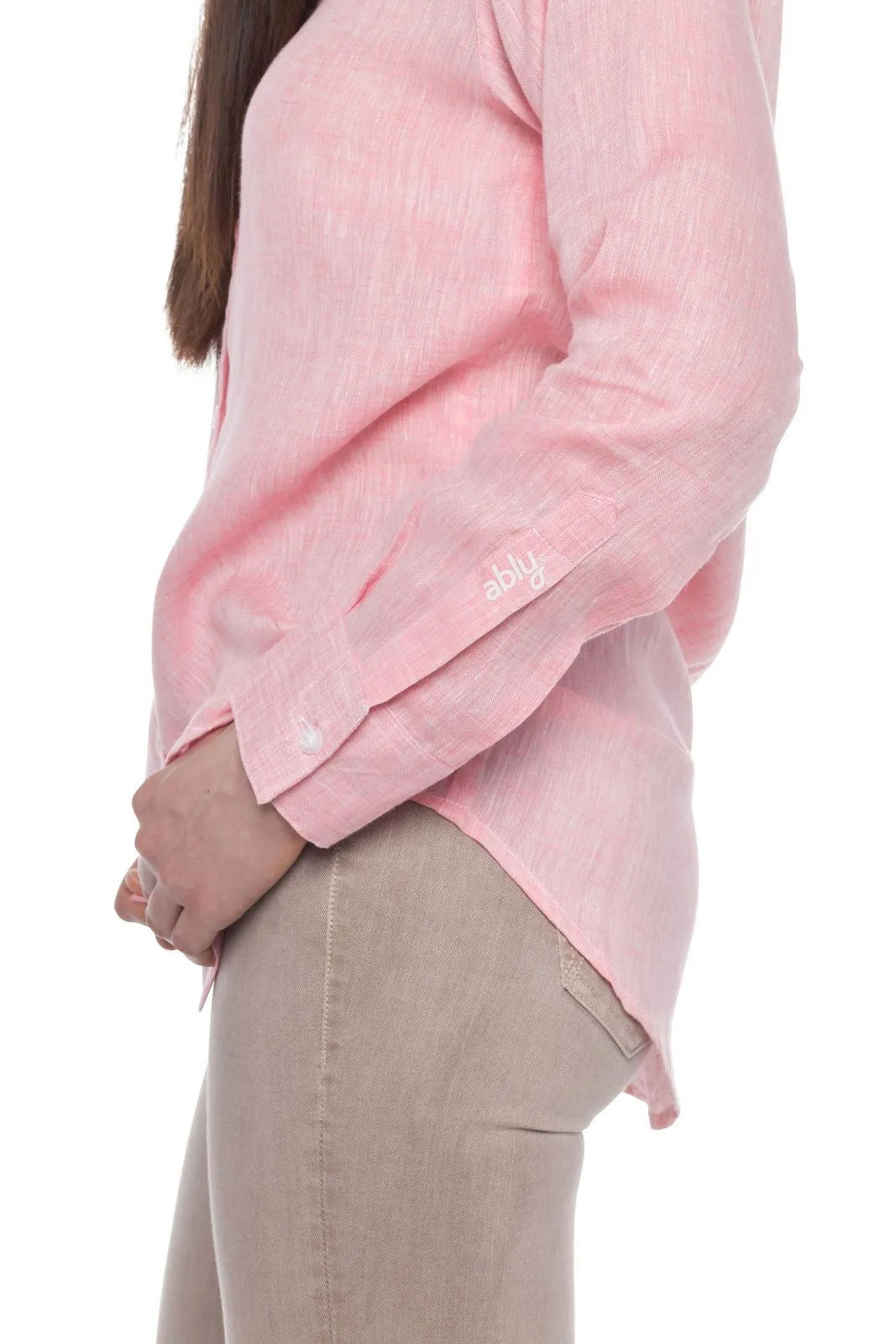 Aloe | Women's Long Sleeve Linen Shirt