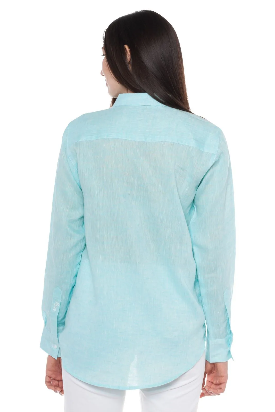 Aloe | Women's Long Sleeve Linen Shirt