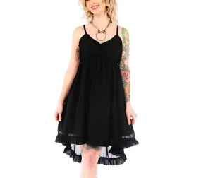 Black Hi-Lo Dolly Dress