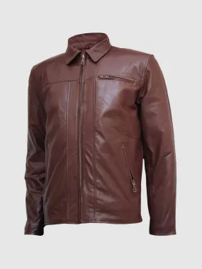 Brown Motorcycle Jacket