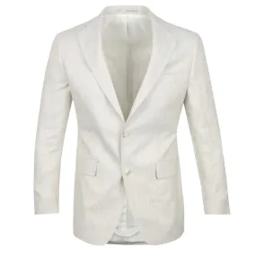 Norton Barrie Bespoke Linen Jacket in Beige