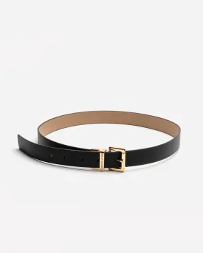 Reversible Napa Leather Belt Black Camel