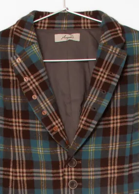 Wool Washer Tartan Jacket by Ichi Antiquités